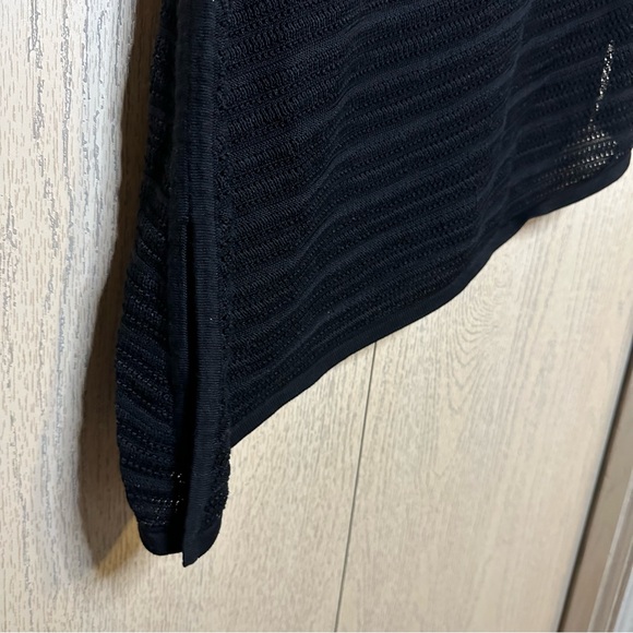 White House Black Market Black Asymmetrical Swimsuit Cover XL - Picture 4 of 6